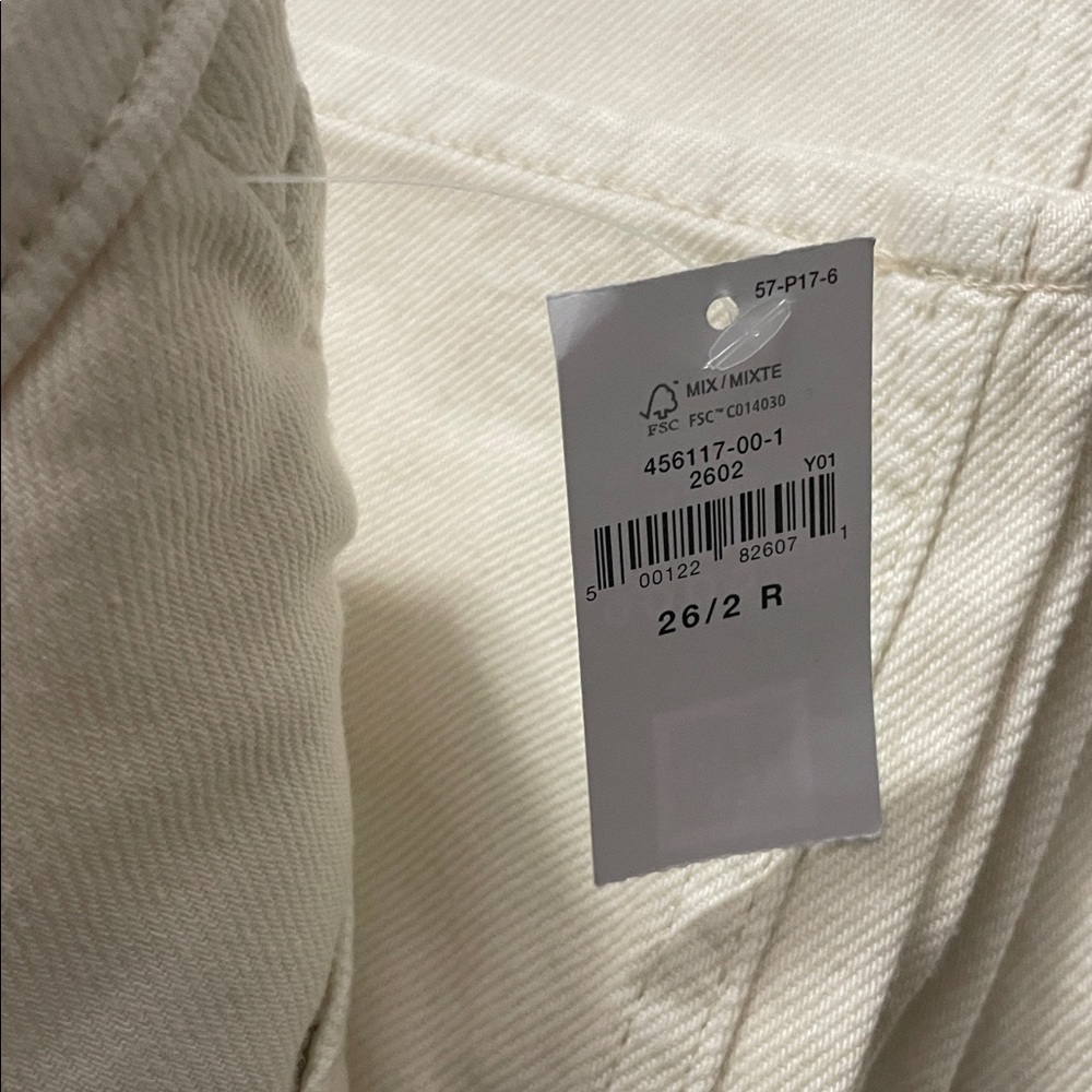 Gap baggy Mid Rise UltraSoft Baggy wide leg Jeans, new with tags size 26 - Picture 7 of 8